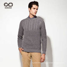 Manufactory Cable Knit Pure Color Pullover Man Sweater